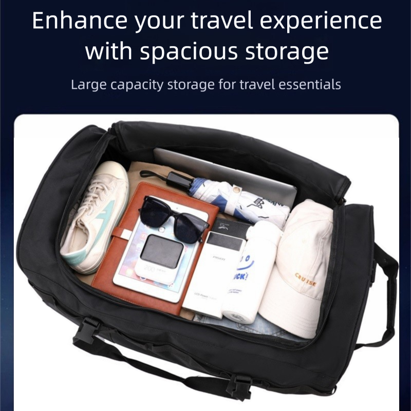 Foldable Rolling Luggage Bag - Borsa da viaggio pieghevole resistente all'acqua