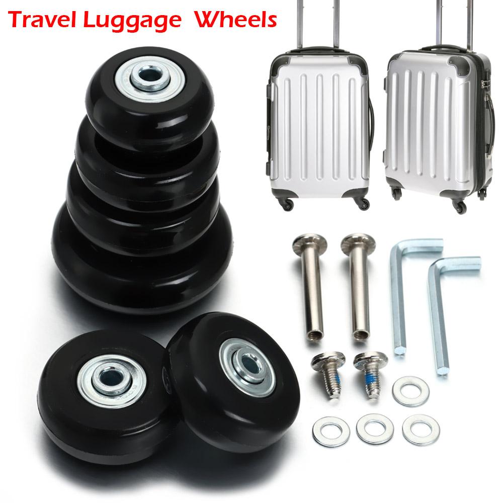Silent Replacement Luggage Wheels - 2/4 pezzi Ruote Silenziose Scorrevoli di