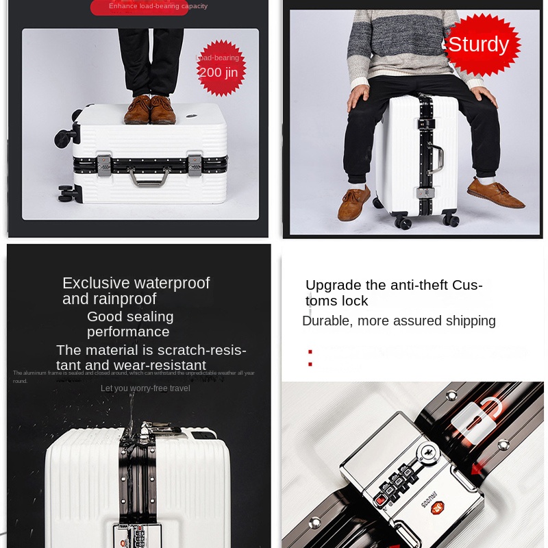 Valigie con Telaio in Allumini - Spinner Wheel Rolling Suitcase 20 Inch recensione e prezzo