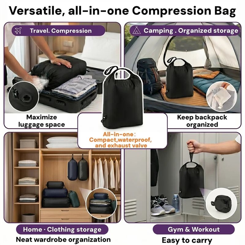A25F-Reusables Organizer per v - Foldable Rolling Luggage Bag recensione e prezzo