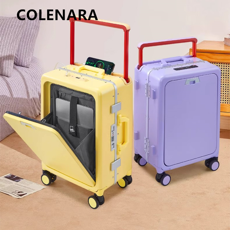 Valigia Trolley COLENARA con A - Front Opening Laptop Luggage 24 Inch recensione e prezzo