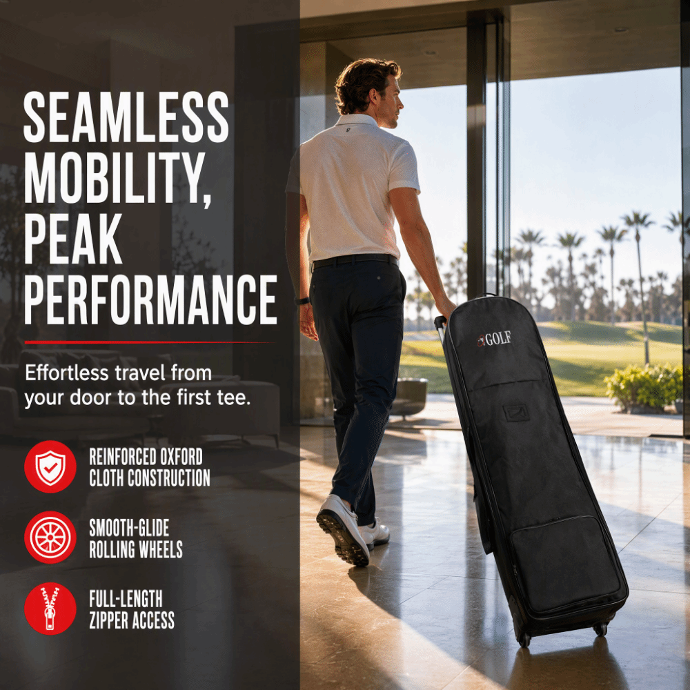 Borsa da viaggio per il golf,  - Foldable Rolling Luggage Bag recensione e prezzo