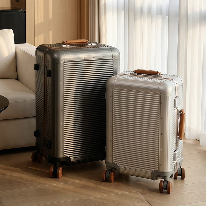 Valigia trolley grande con tel - Aluminum Frame Carry On Luggage recensione e prezzo