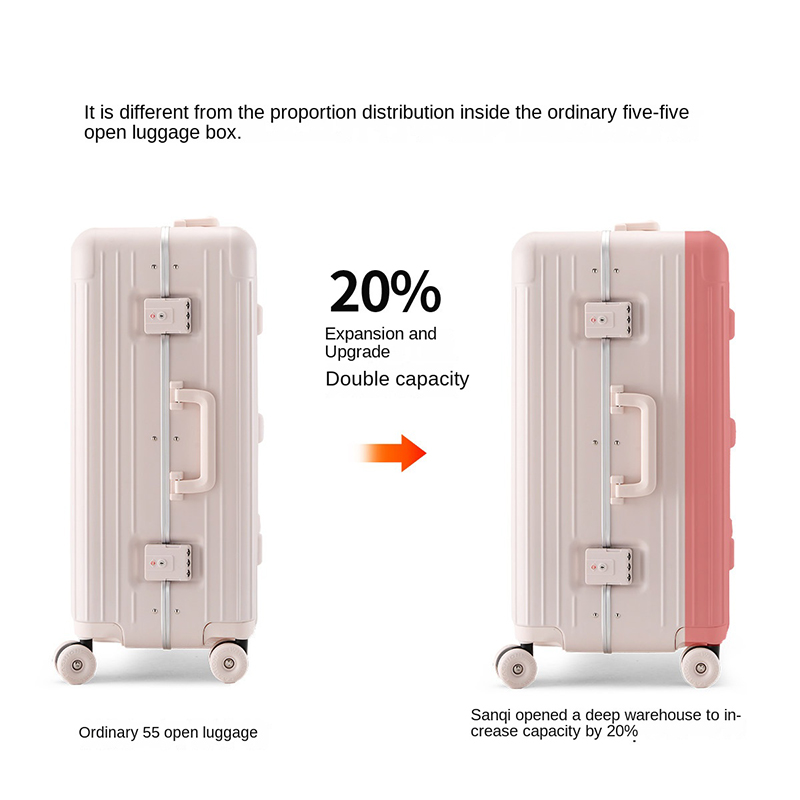 Nuova Valigia con Telaio in Al - Aluminum Frame Carry On Luggage recensione e prezzo