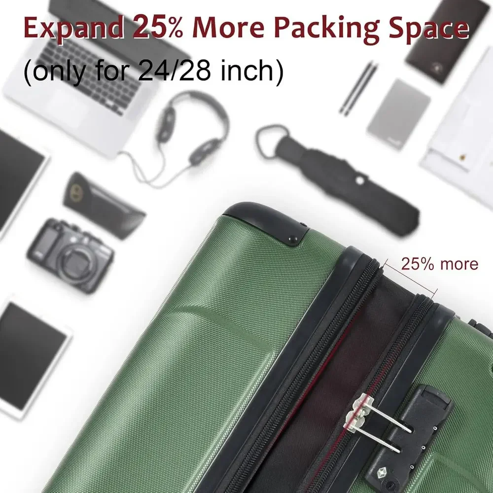 Set di 6 Valigie Espandibili c - Expandable Hard Shell Luggage Set recensione e prezzo